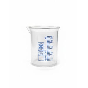 VASO FORMA BAJA, GRAD. AZUL, PMP, 25 ML, ENDO PLASTICWARE Marca Endo Plasticware.