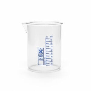 VASO FORMA BAJA, GRAD. AZUL, PMP, 100 ML, ENDO PLASTICWARE Marca Endo Plasticware.
