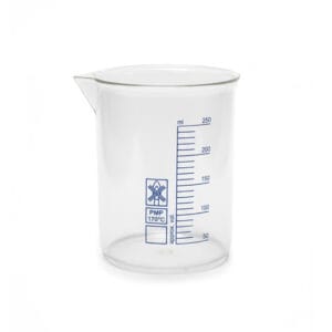 VASO FORMA BAJA, GRAD. AZUL, PMP, 250 ML, ENDO PLASTICWARE Marca Endo Plasticware.