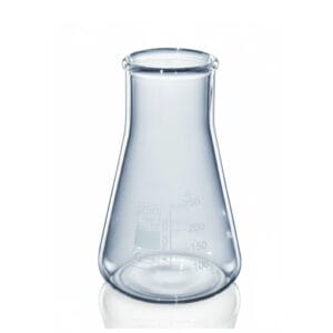 MATRAZ ERLENMEYER GLASSCO, CUELLO ANCHO, 1000 ml Marca Glassco.
