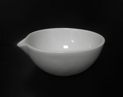 Cápsula porcelana evap.FP con pico d. 40mm h.12mm cap. 10ml Marca Avignon.