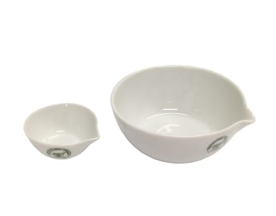 Cápsula porcelana evap.FP con pico d. 55mm h.26mm cap. 20ml Marca Avignon.
