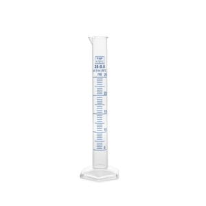 PROBETA FORMA ALTA GRAD. AZUL PMP, 25 ML Marca Endo Plasticware.
