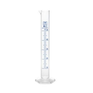 PROBETA FORMA ALTA GRAD. AZUL PMP, 50 ML Marca Endo Plasticware.