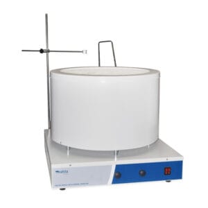 Manta calefactora con agitación, 20 L Marca Nahita-BLue.