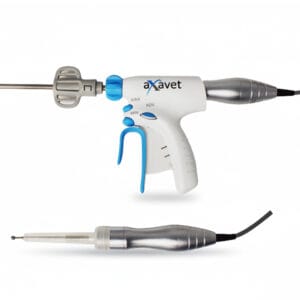 Bisturí ultrasónico veterinario doble conector Marca Axavet.